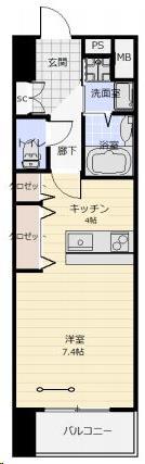 【アークデュオ仙台苦竹の間取り】