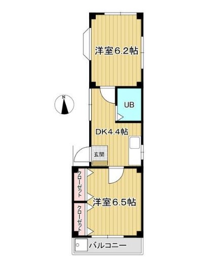 世田谷区祖師谷のマンションの間取り