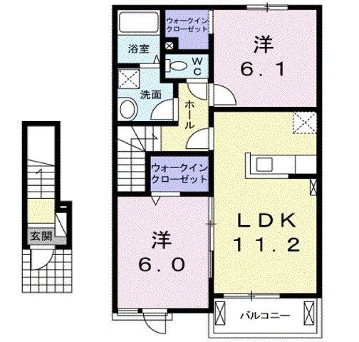 シルフィード津之郷の間取り