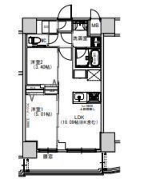 S-RESIDENCE千住大橋の間取り