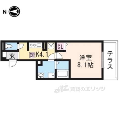 フォーレスト曼珠院の間取り