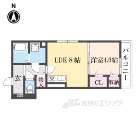 Ｄ－ＲＯＯＭ富野乾垣内の間取り