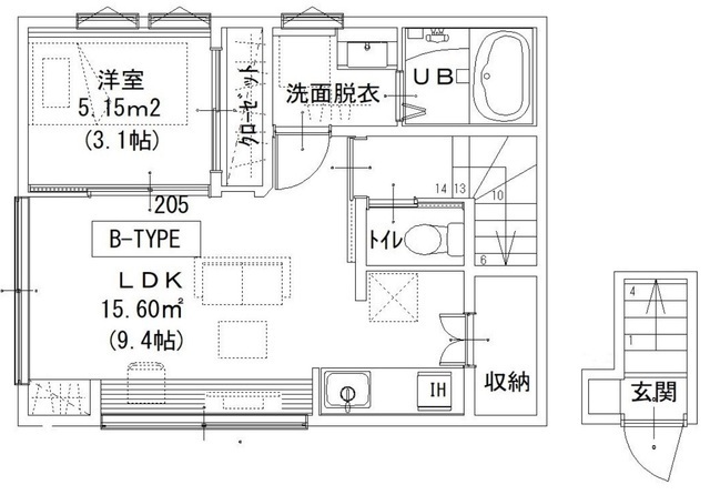 ｃｏｌｌｉｓの間取り