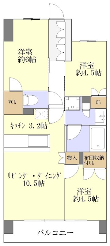 プレミスト大津京の間取り