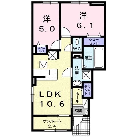 シューネスリヒトの間取り