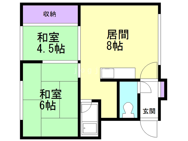 ３５７テイネの間取り