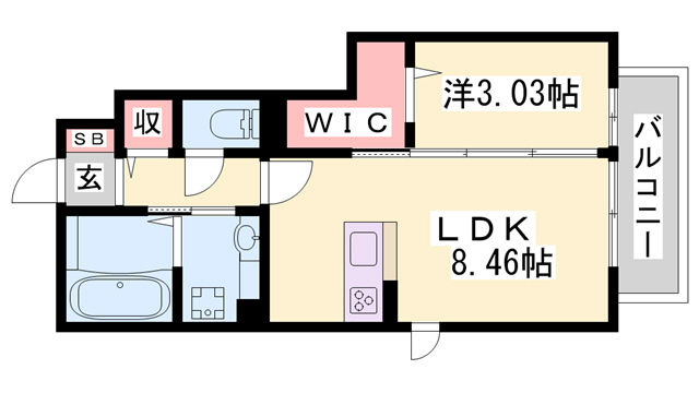 コンフォーティアの間取り