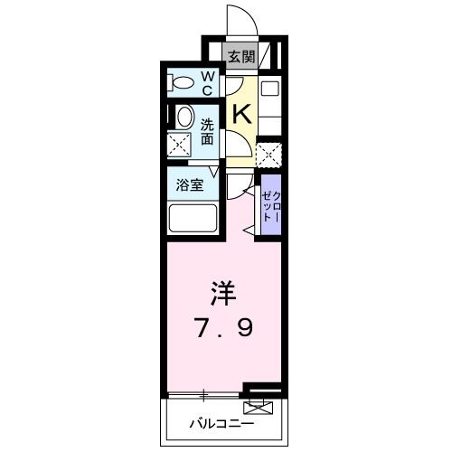 エイミアー　コロバッセの間取り