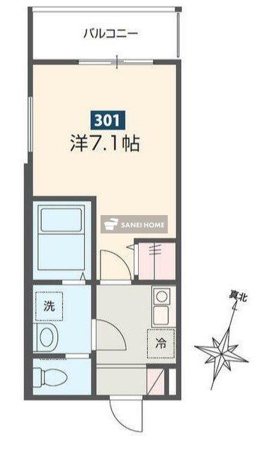 【MELDIA入間市 IIIの間取り】