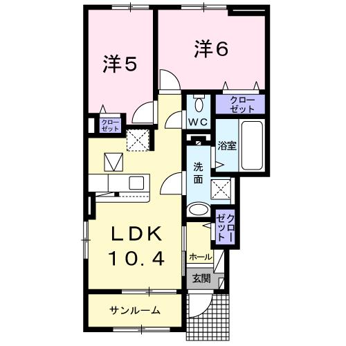 カーサグランデの間取り