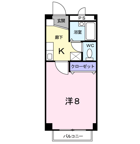 盛岡市仙北3丁目築23年の間取り