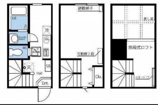 ハーミットクラブハウス田園調布の間取り