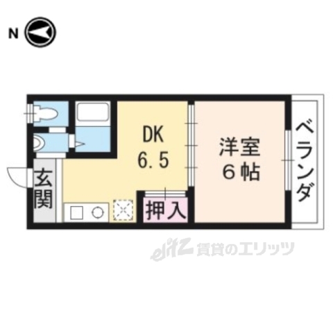 メゾン清風Ｐａｒｔ１の間取り