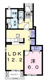 浅口郡里庄町大字里見のアパートの間取り