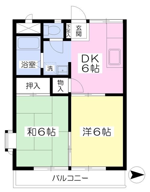 メゾンミヤビの間取り