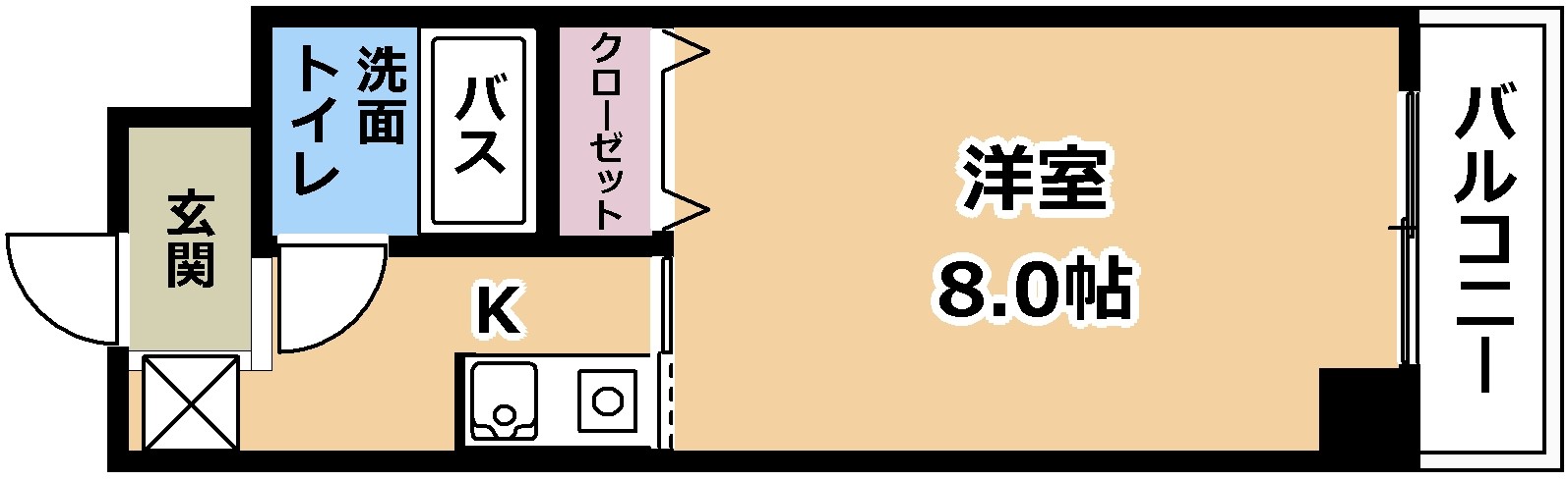 クローバーハイツ　IIの間取り