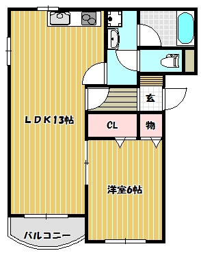 ヒーロー1番館の間取り