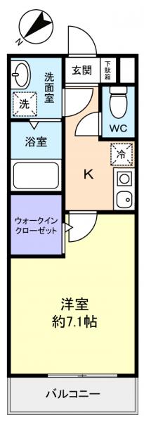 ＭＥＬＤＩＡ京成津田沼IIの間取り