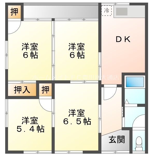 今泉アパートの間取り