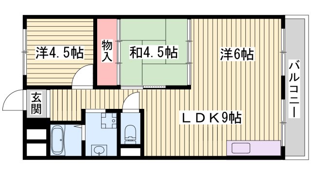 皐月マンションの間取り