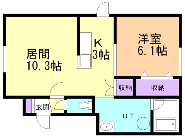 レジーナＣ棟の間取り