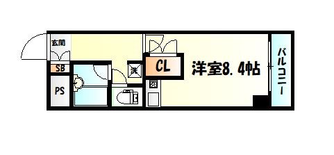 宮城県仙台市宮城野区宮城野１（マンション）の賃貸物件の間取り