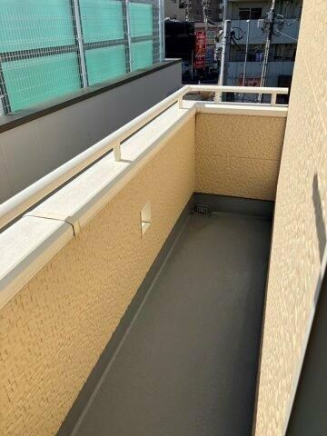 バルコニー　落ち着いた時間を過ごせるバルコニーです