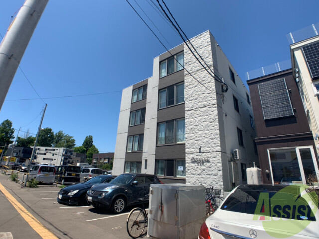 建物外観　札幌市北区北１７条西　「カレラ北大前」