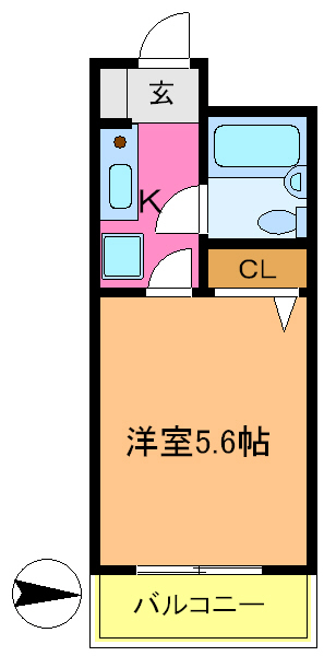 墨田区本所のマンションの間取り