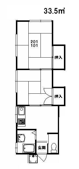 ハイツ桜井の間取り