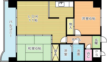 ブランペルルの間取り