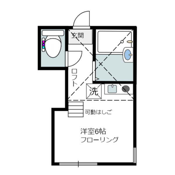 カスターニャ鶴見の間取り