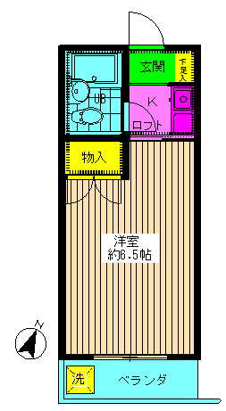 ペアパレス十条の間取り