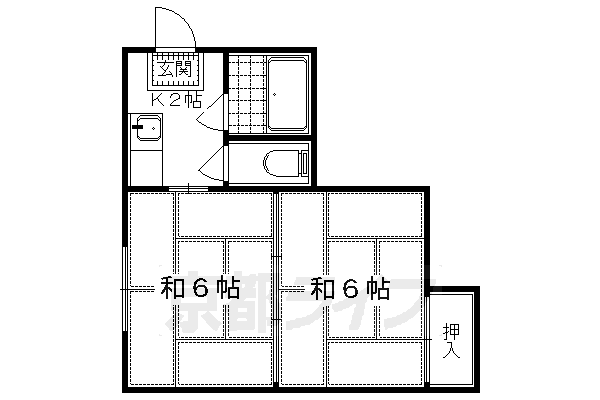 【錦山ハイムの間取り】