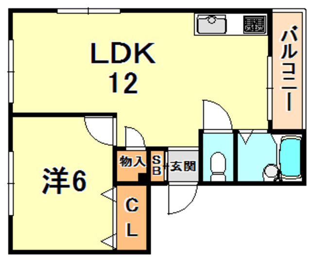 ボシュケ六甲の間取り