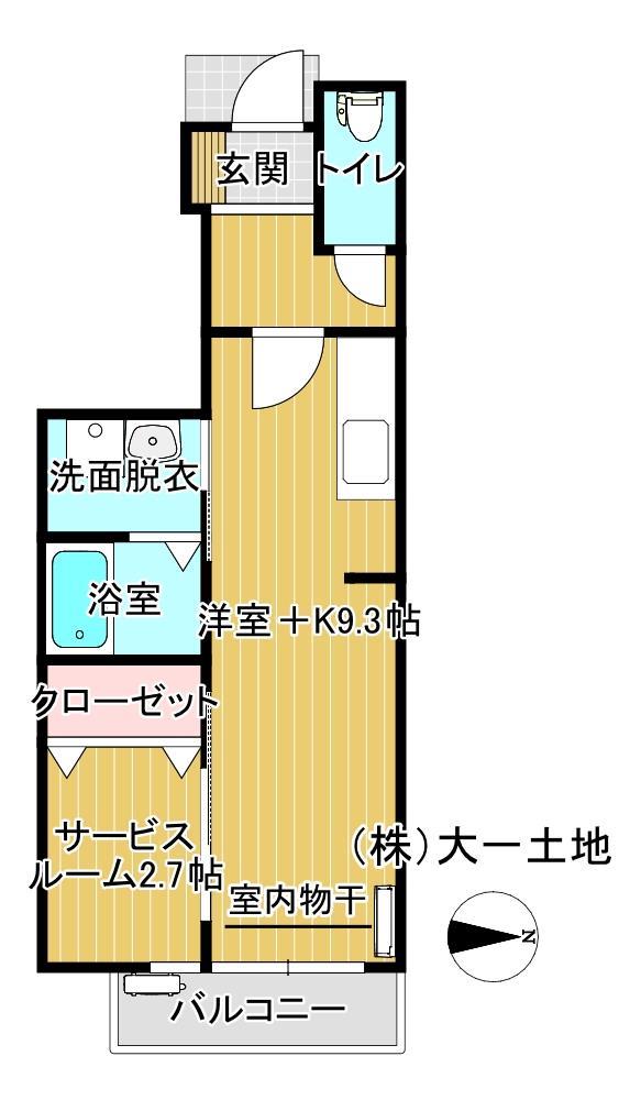 イーストＡの間取り