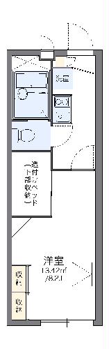 レオパレス今古賀の間取り