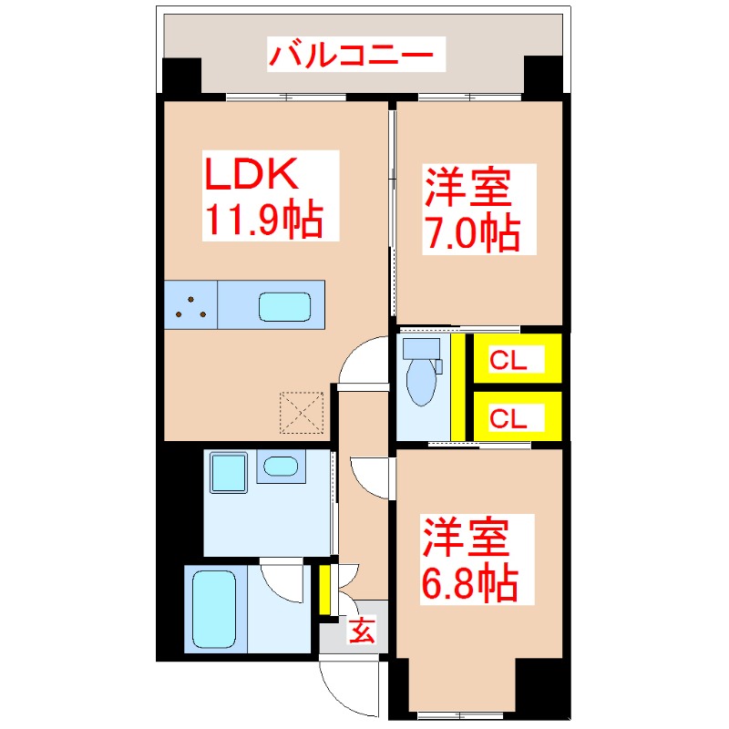 ＨＡＺＵ　ＧＲＡＮＤＥの間取り