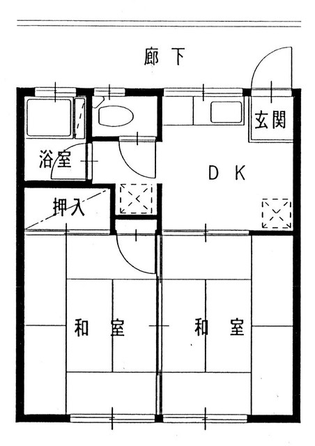 コーポ大山の間取り