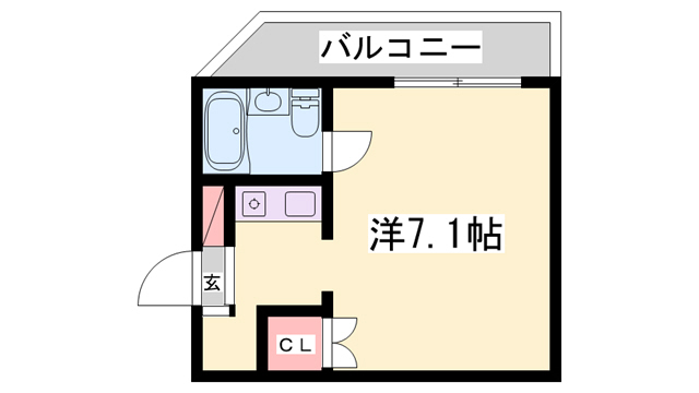 エレーヴ新在家の間取り