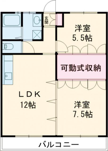 けやき通りハイツの間取り