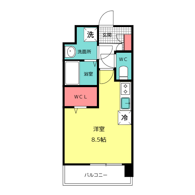 ブランシエスタ千早ＲＪＲの間取り