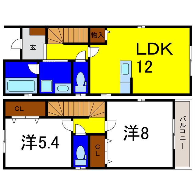 リブライフ川内の間取り