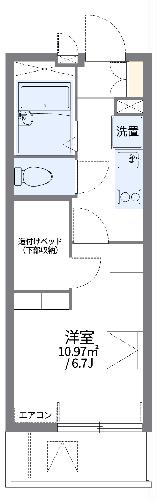 レオパレス西ノ京円町の間取り