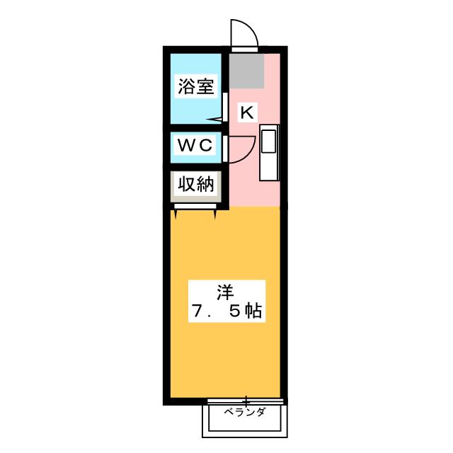 セジュール池端パーク　Ａ棟の間取り