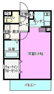 コアノス荒子の間取り