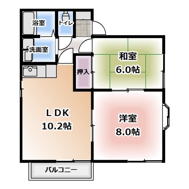 ベルデ古城の間取り