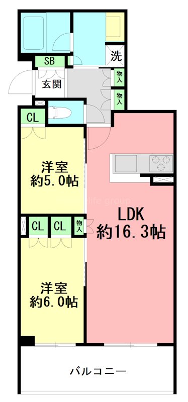 レーベン小田原　ＴＨＥ　ＴＯＷＥＲの間取り