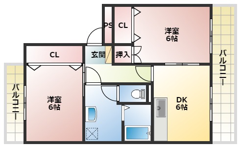 IMCサンヨーヴィレッジの間取り