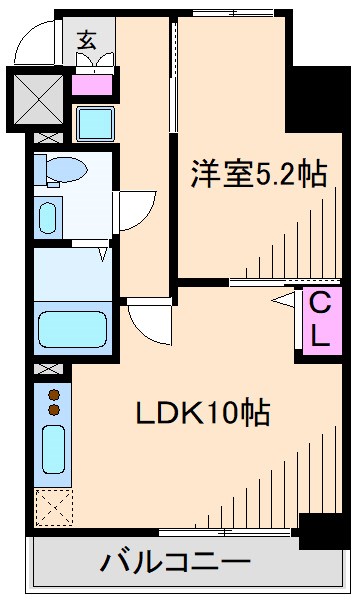 横浜市鶴見区豊岡町のマンションの間取り